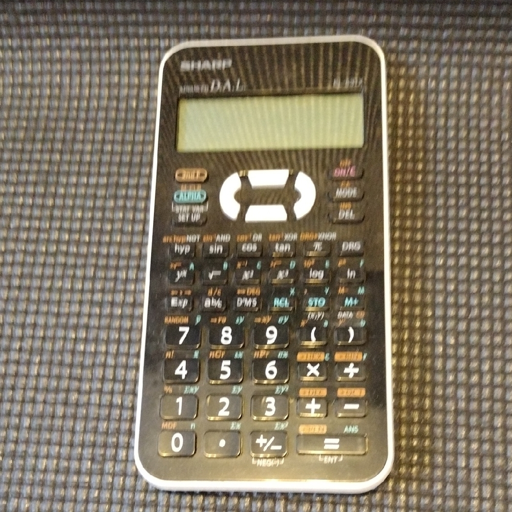 Sharp Black Scientific Calculator